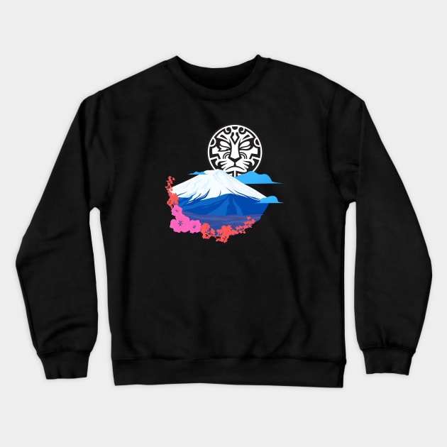 Jinrai: Mt Fuji Crewneck Sweatshirt by Mister Jinrai